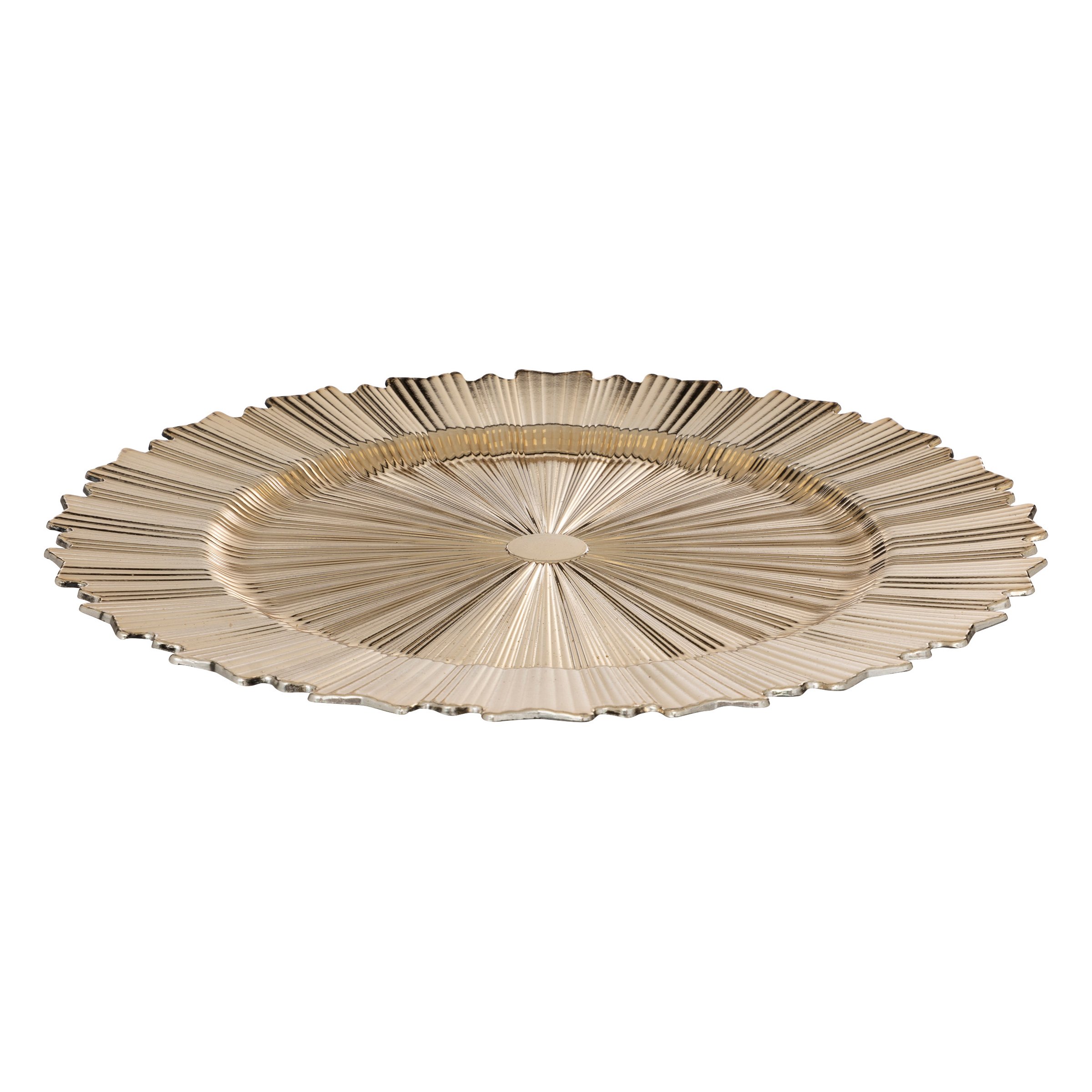 Lot de 12 dessous d'assiette Art déco Or 2