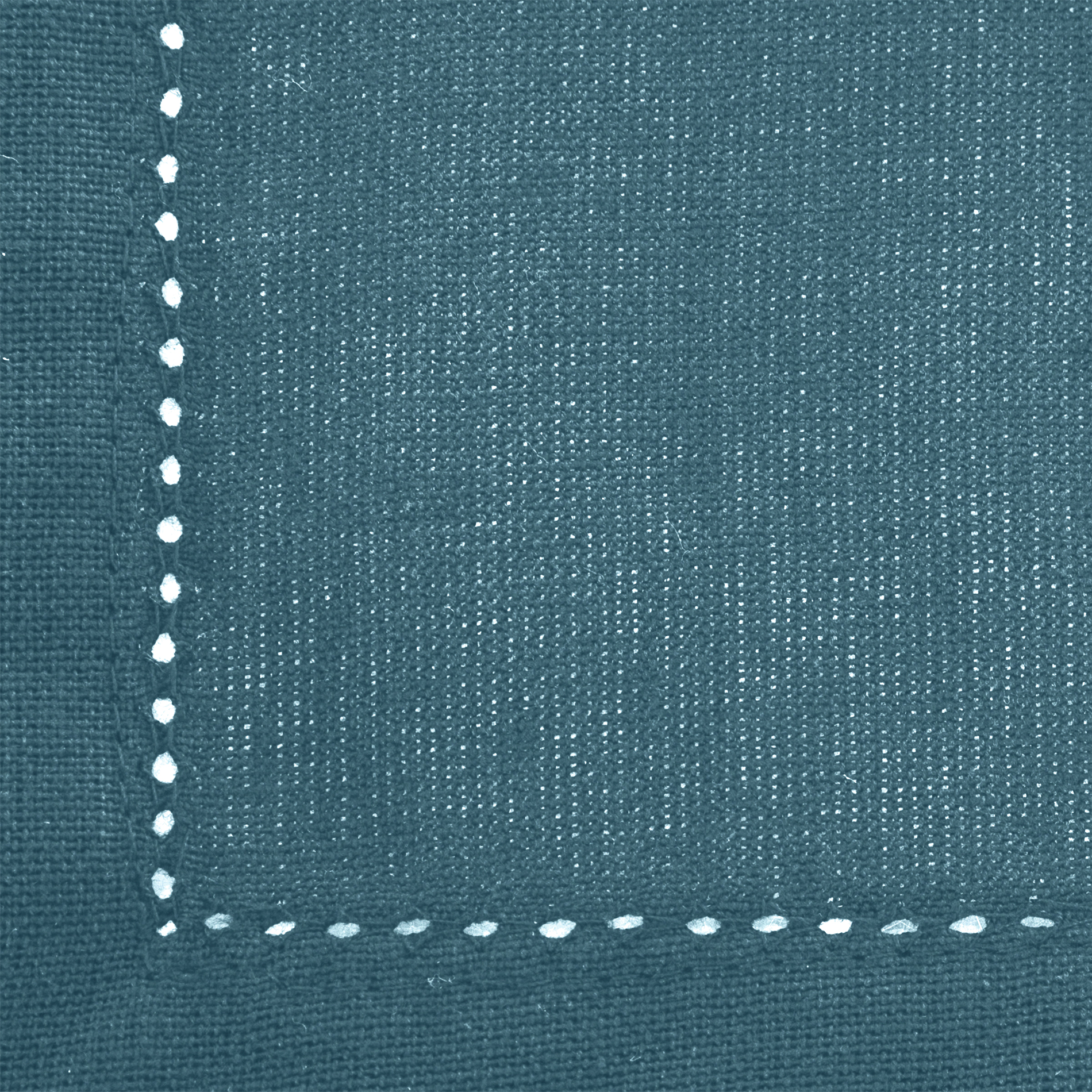Lot de 4 serviettes Chambray Bleu canard 4