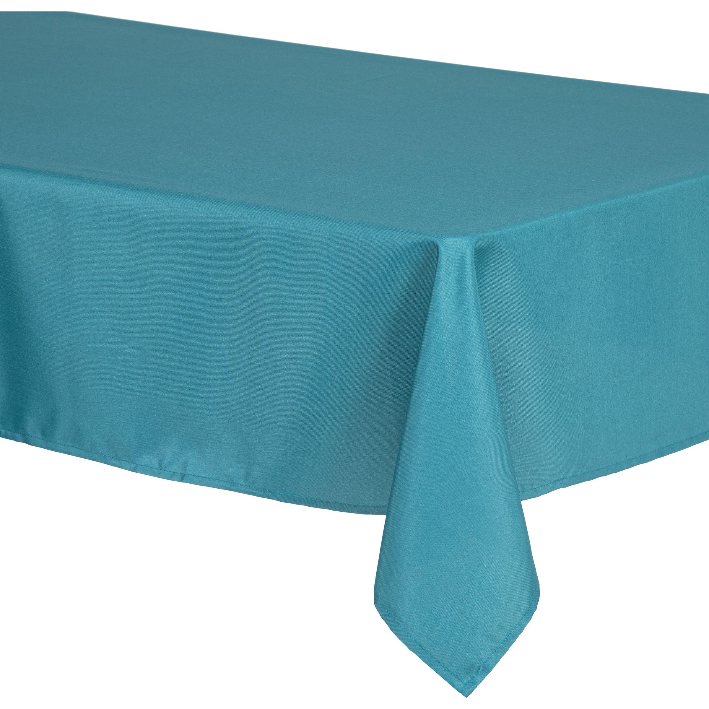 Nappe rectangulaire anti tache (L240 cm) Mina Bleu canard 2