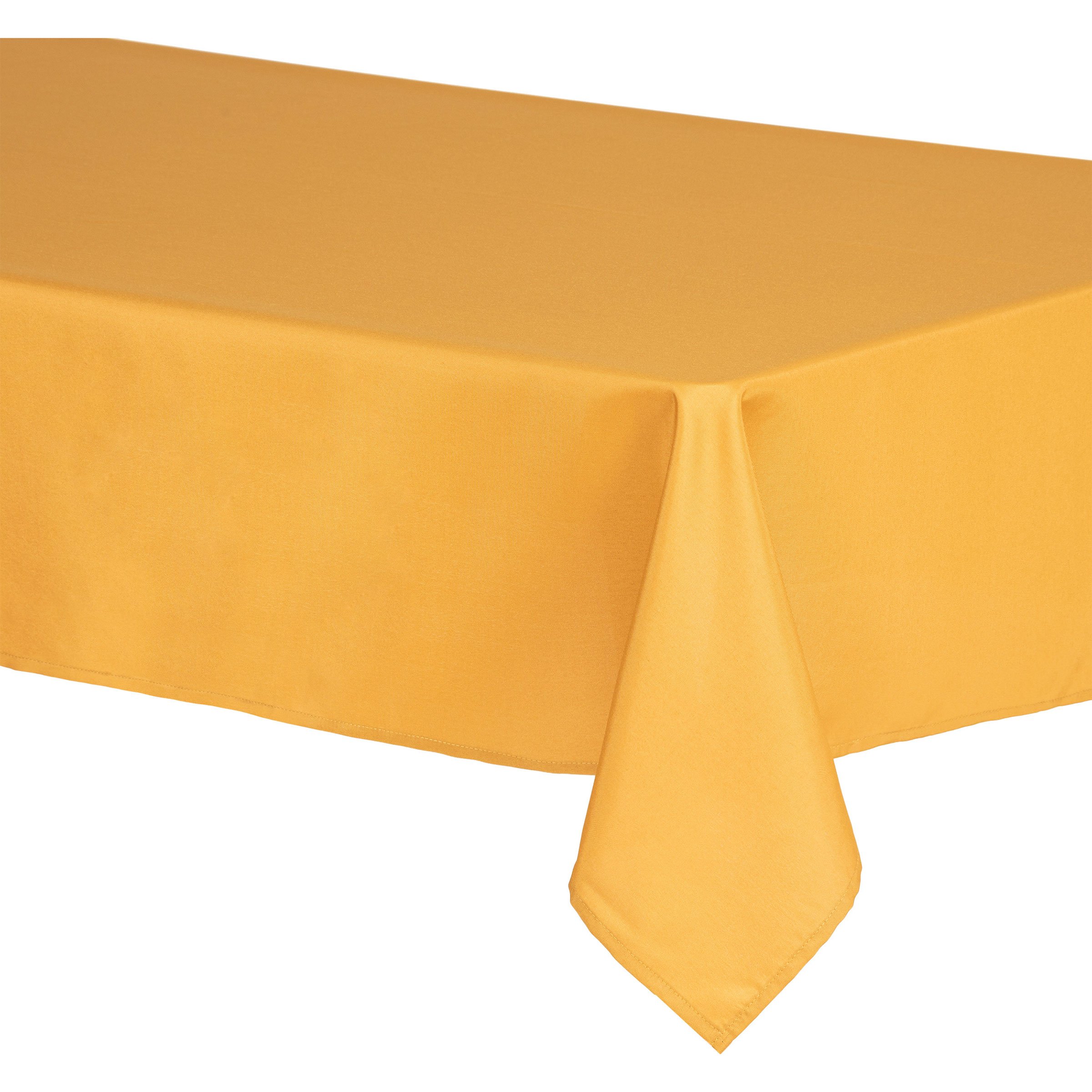 Nappe rectangulaire anti tache (L240 cm) Mina Jaune ocre 2
