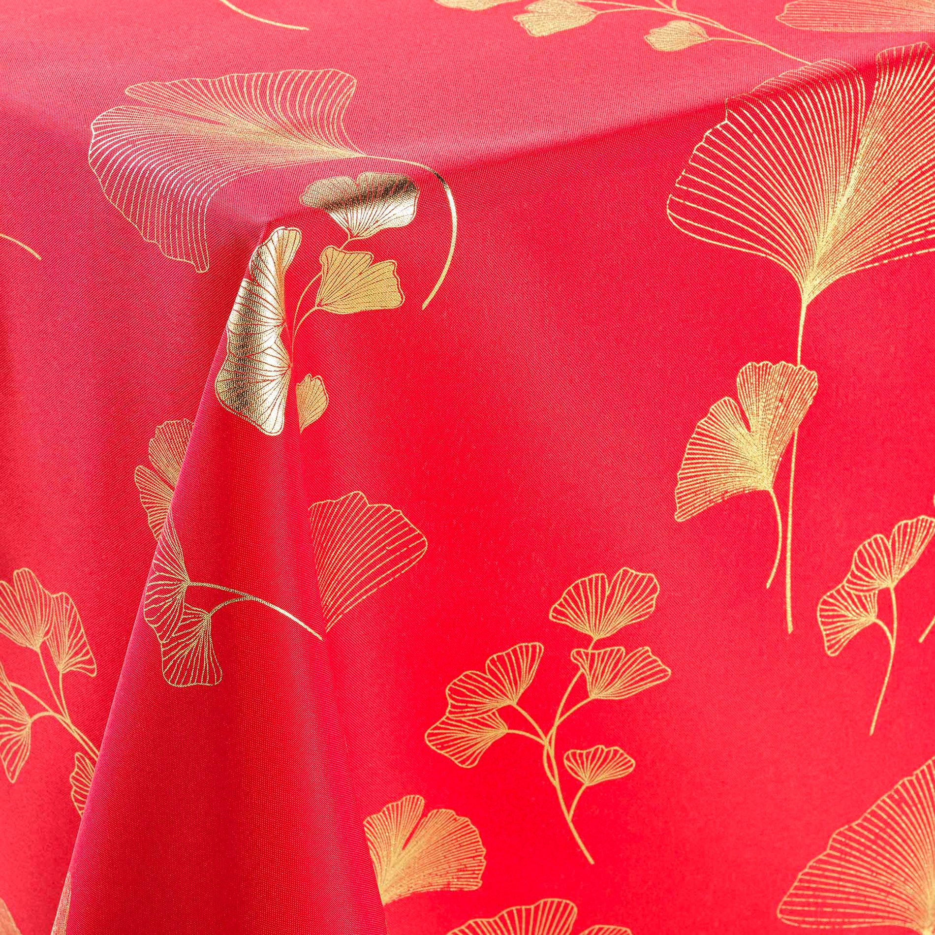Nappe rectangulaire (150 x 240 cm) Bloomy Rouge