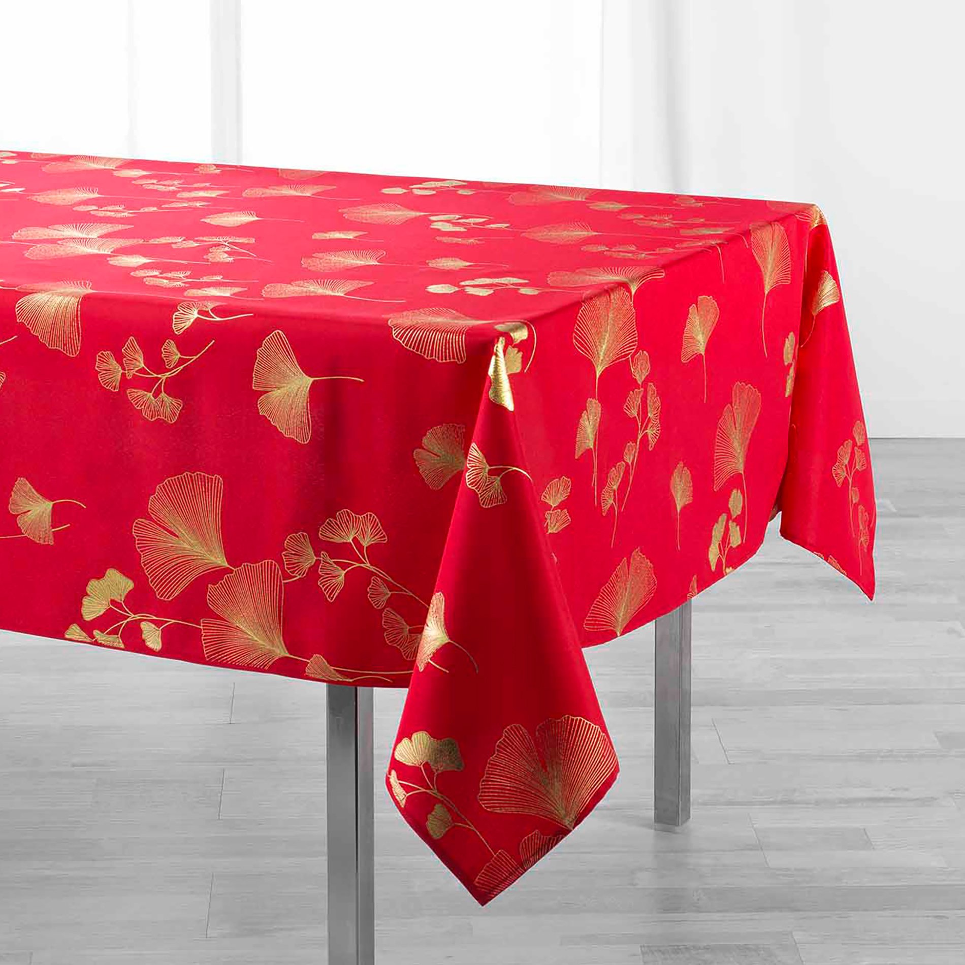 Nappe rectangulaire (150 x 240 cm) Bloomy Rouge