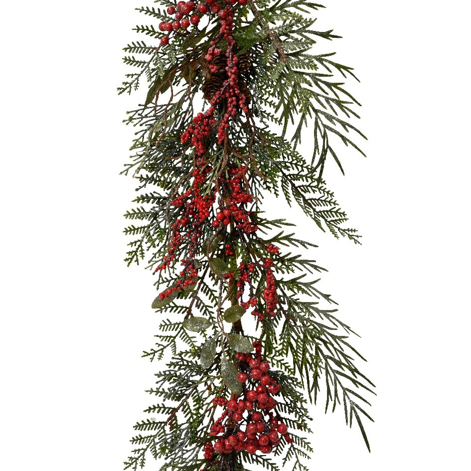 Guirlande garnie Bélya Rouge 1