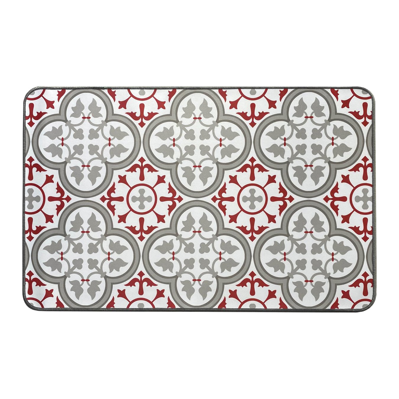 Tapis d'entrée antidérapant (80 cm) Paco Rouge 1