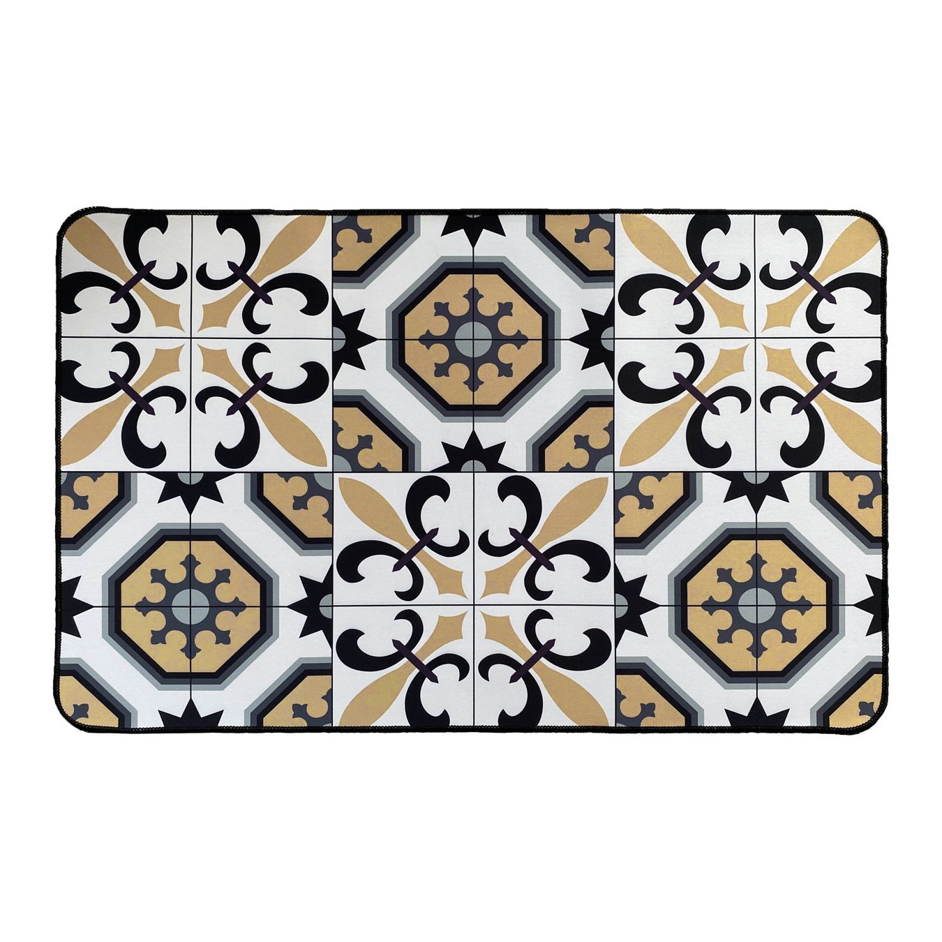 Tapis d'entrée antidérapant (80 cm) Carmen Blanc 1