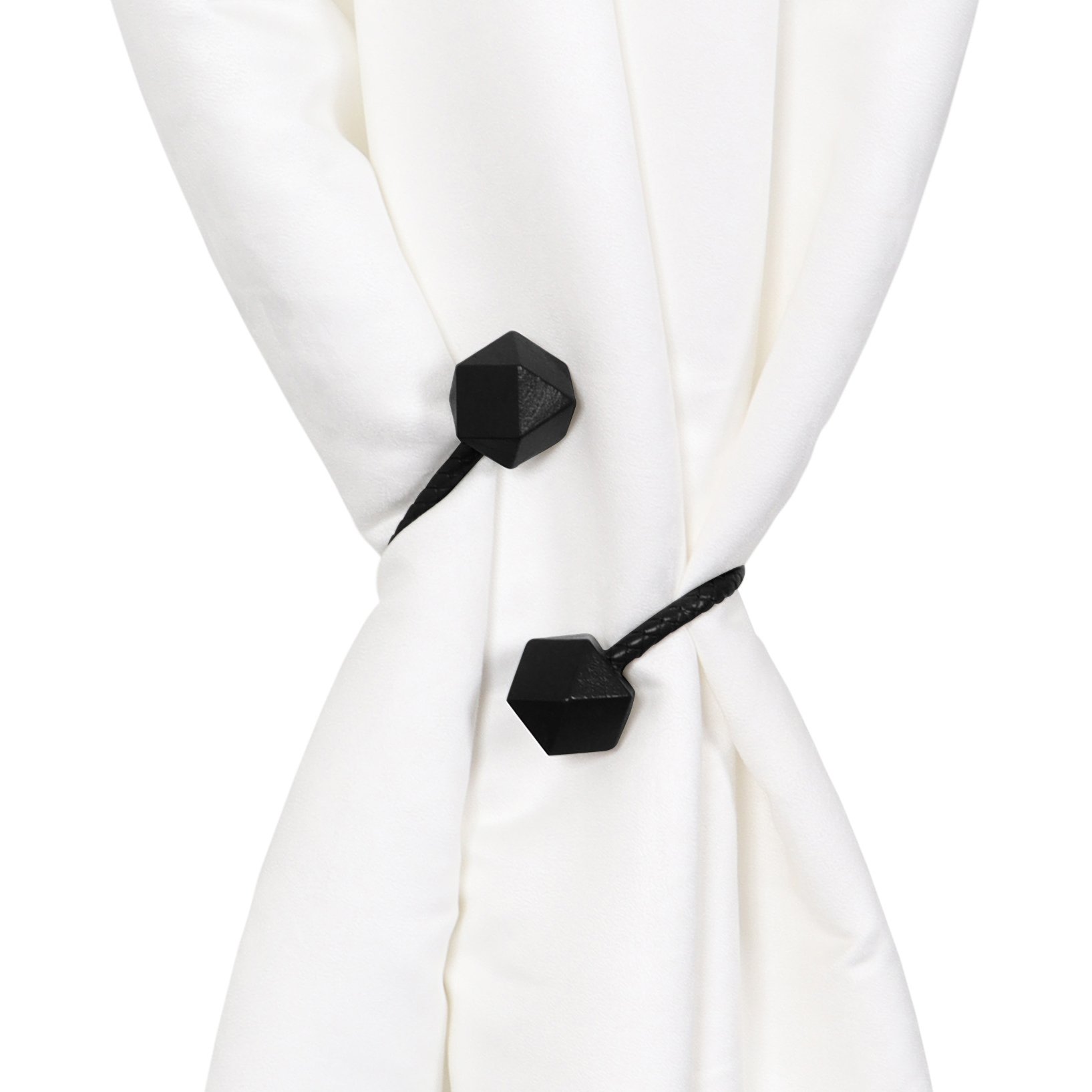Embrasse rideau Twist Noire 1