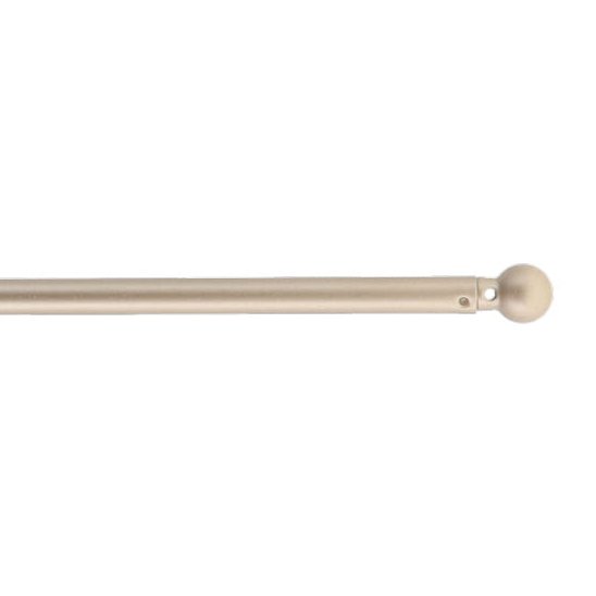 Lot de 2 tringles voilage extensibles rondes (L40 à 600 cm) Rona Or