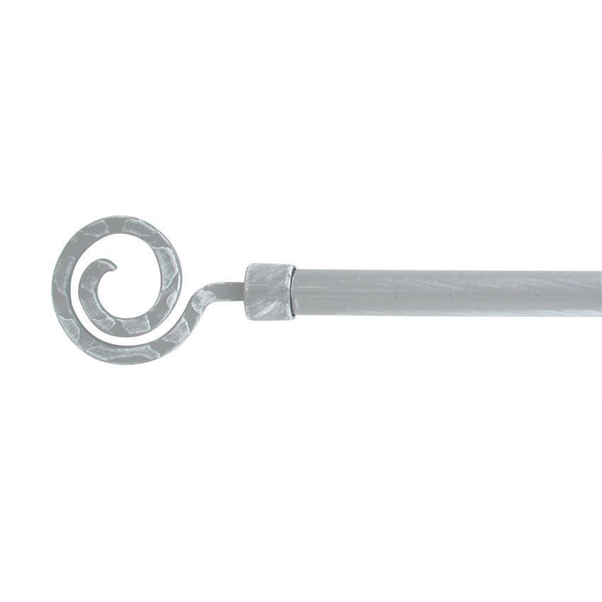Kit de tringle extensible (L120 - L210 cm / D19 mm) Demeure Gris 1