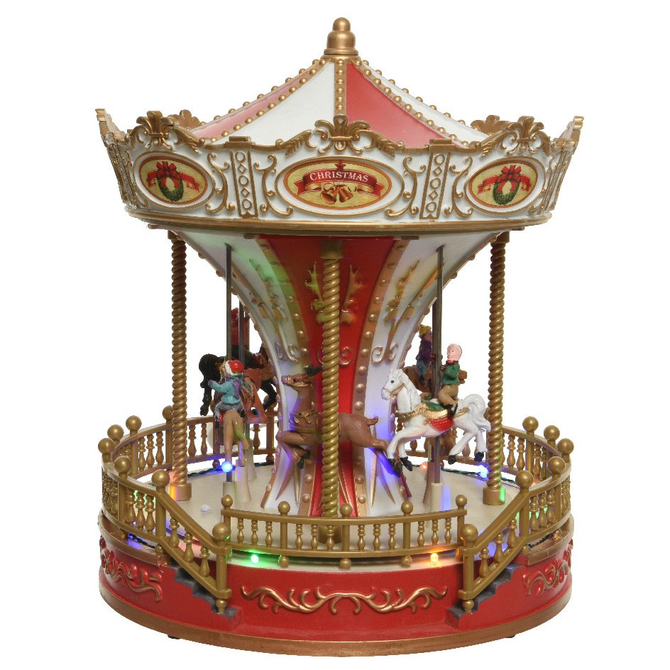Carrousel lumineux et musical à piles D'antan 3