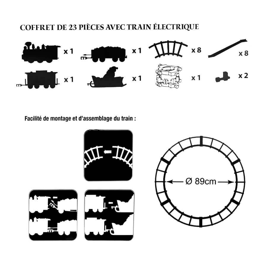 Train électrique pour sapin Montparnasse 4
