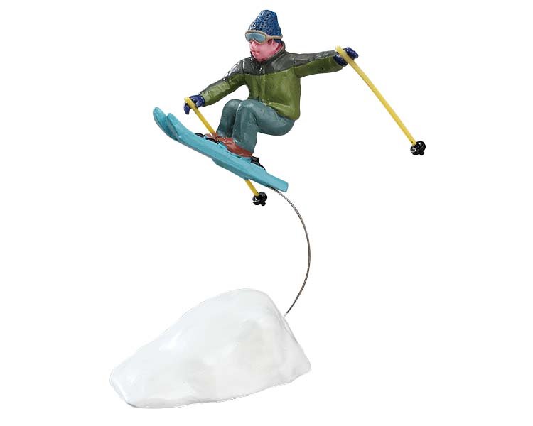 Personnages Lemax Saut à ski