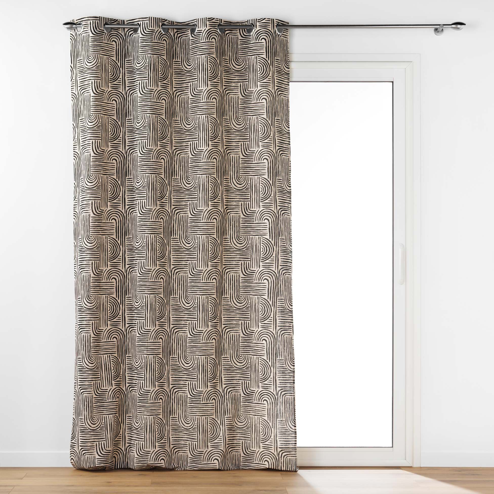 Rideau (140 x 280 cm) Pandore Noir