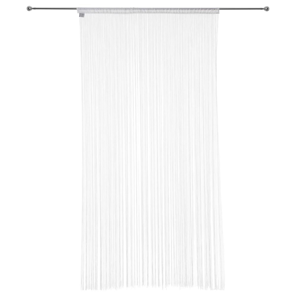 Rideau de fil (90 x H200 cm) Uni Ivoire 2