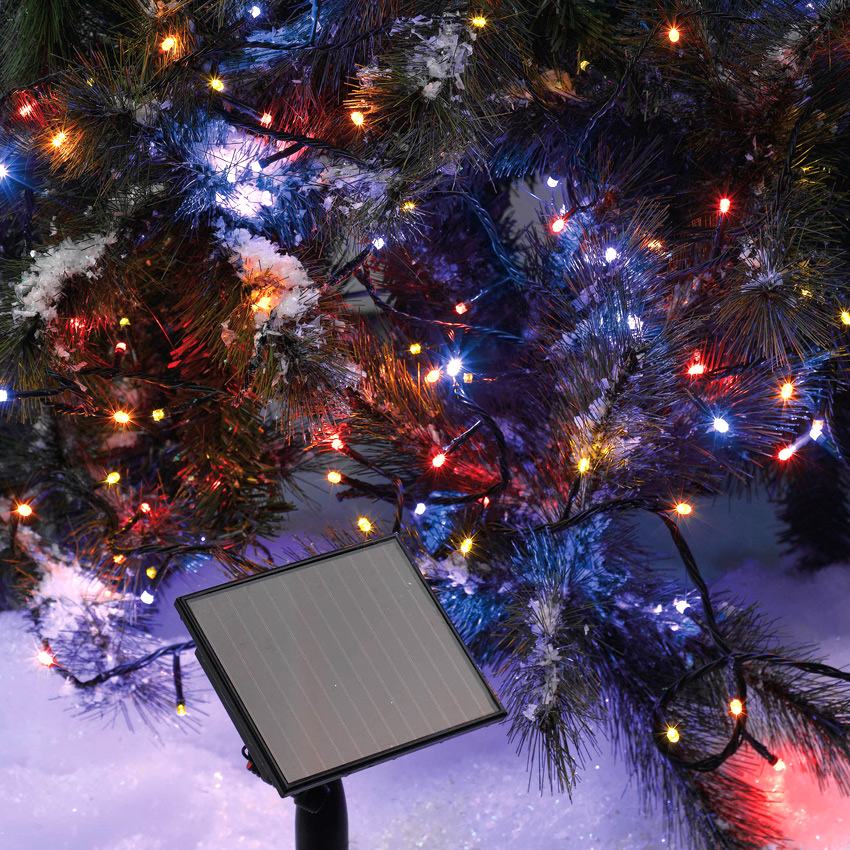 Guirlande lumineuse Solaire 5 m Multicolore 50 LED 1