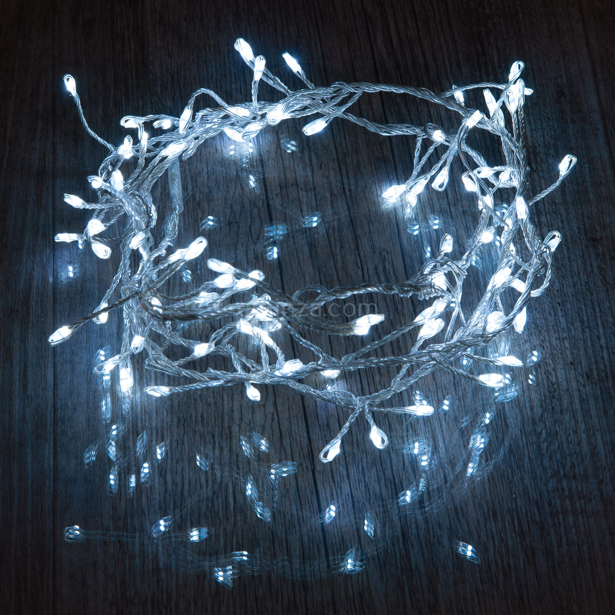 Guirlande lumineuse à piles 2 m Blanc froid 20 LED 1