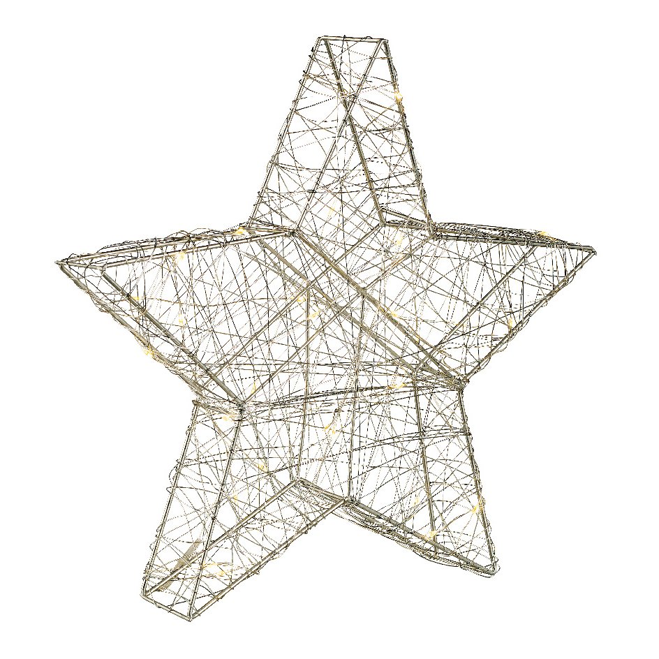 Étoile lumineuse Efilla  à piles Blanc chaud 1