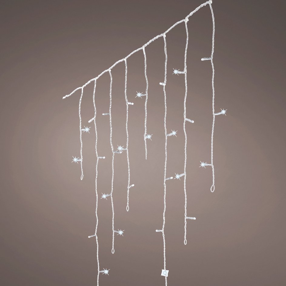 Stalactite lumineuse L17,80 m Stars Blanc froid 720 LED CT 2