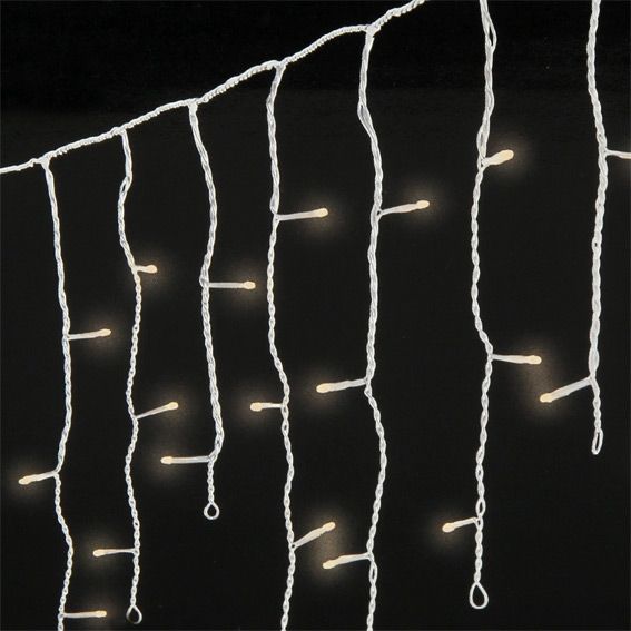 Stalactite lumineuse Stars L5 m Blanc chaud 119 LED CB 2