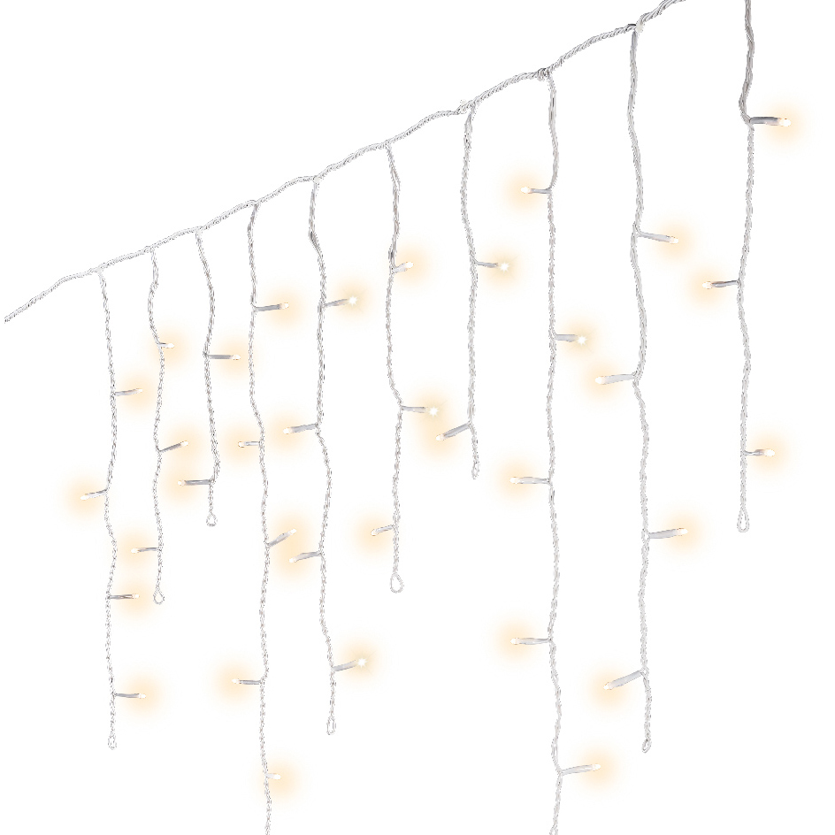 Stalactite lumineuse Stars L5 m Blanc chaud 119 LED CB 4