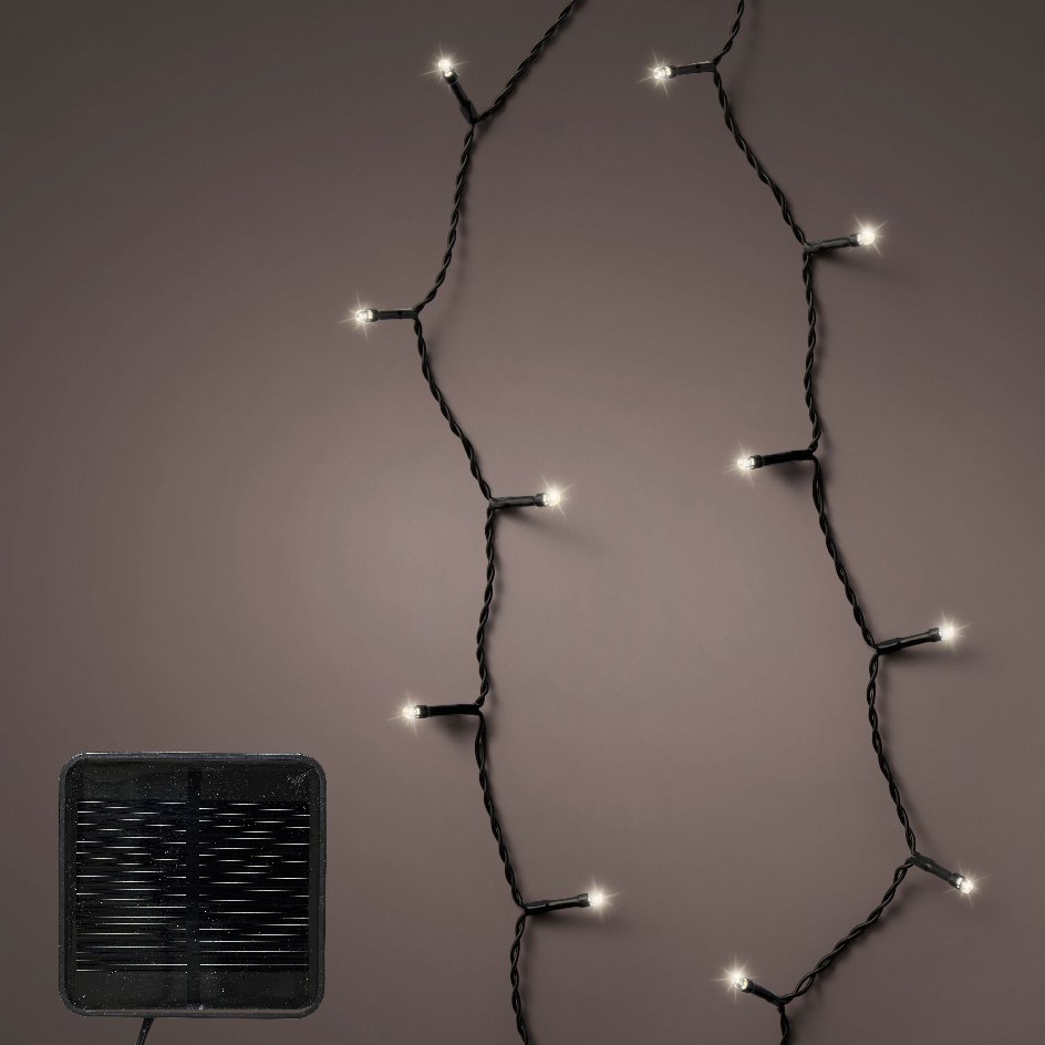 Guirlande lumineuse Solaire 9 m Blanc froid 120 LED 2