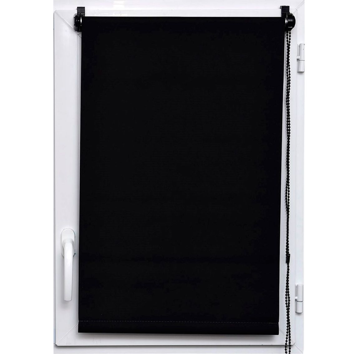 Store enrouleur occultant (45 x 90 cm) Uni Noir