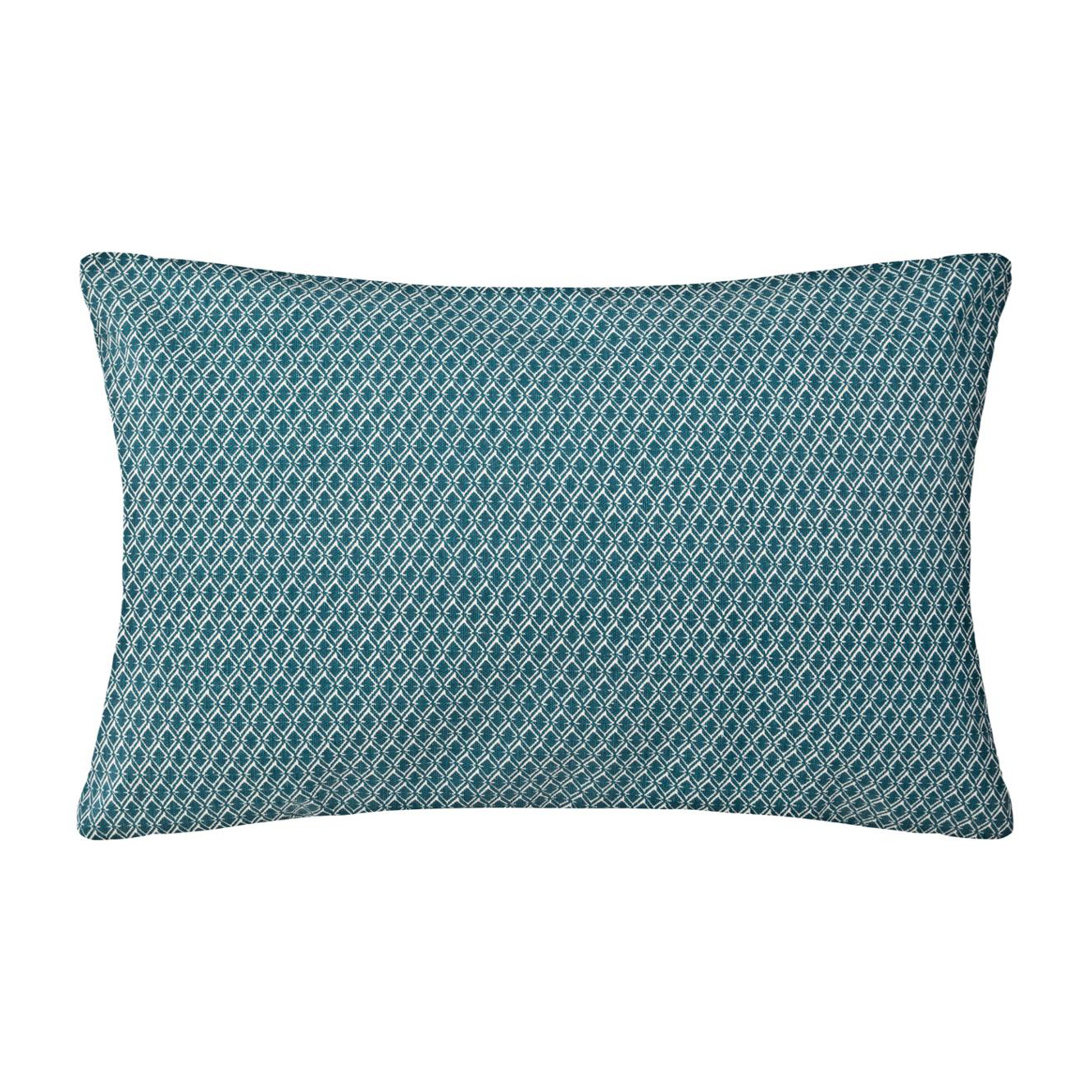 Coussin rectangulaire (50 cm) Otto Bleu canard 1
