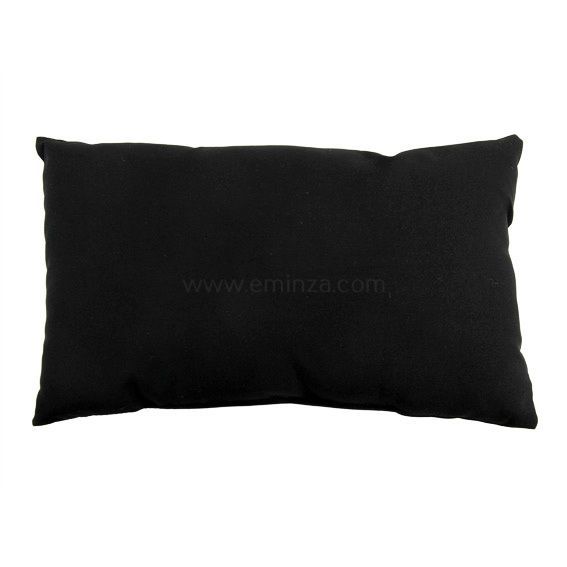 Coussin rectangulaire (50 cm) Nelson Noir 1