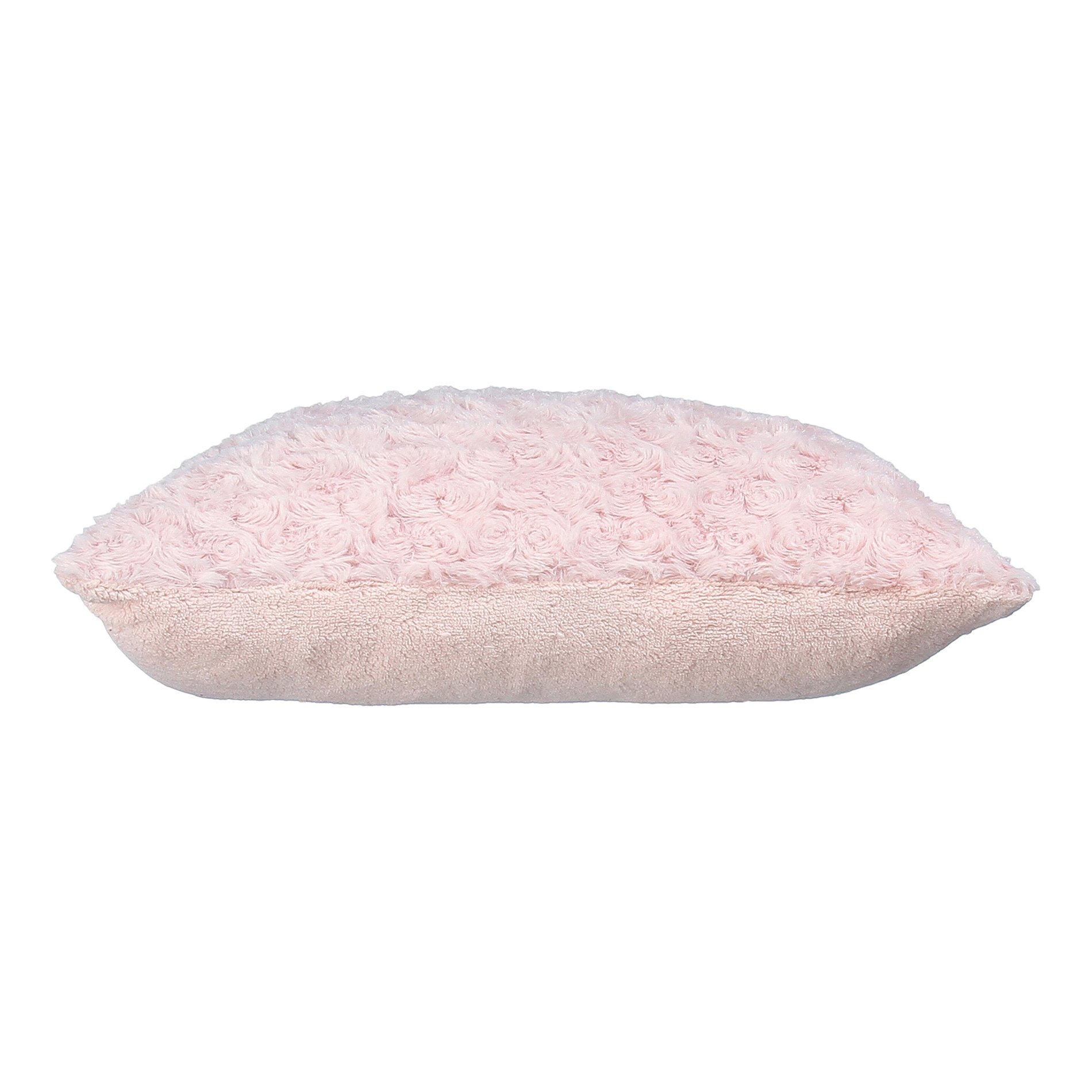 Coussin carré (45 cm) Bouclée Rose 3