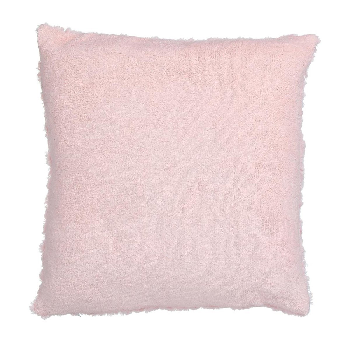 Coussin carré (45 cm) Bouclée Rose 5