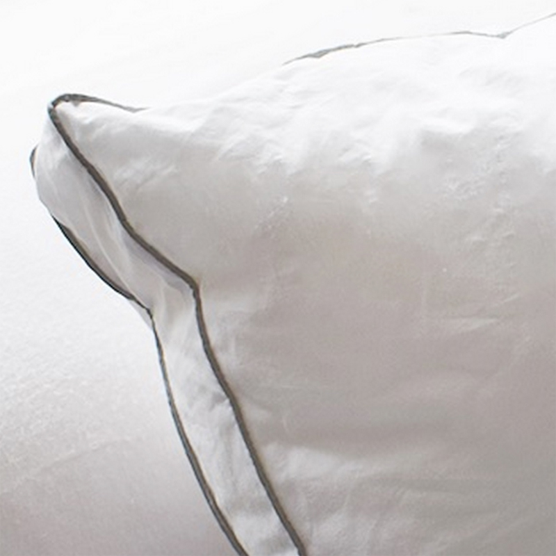 Oreiller carré (65 cm) Sensation Duvet Blanc 2