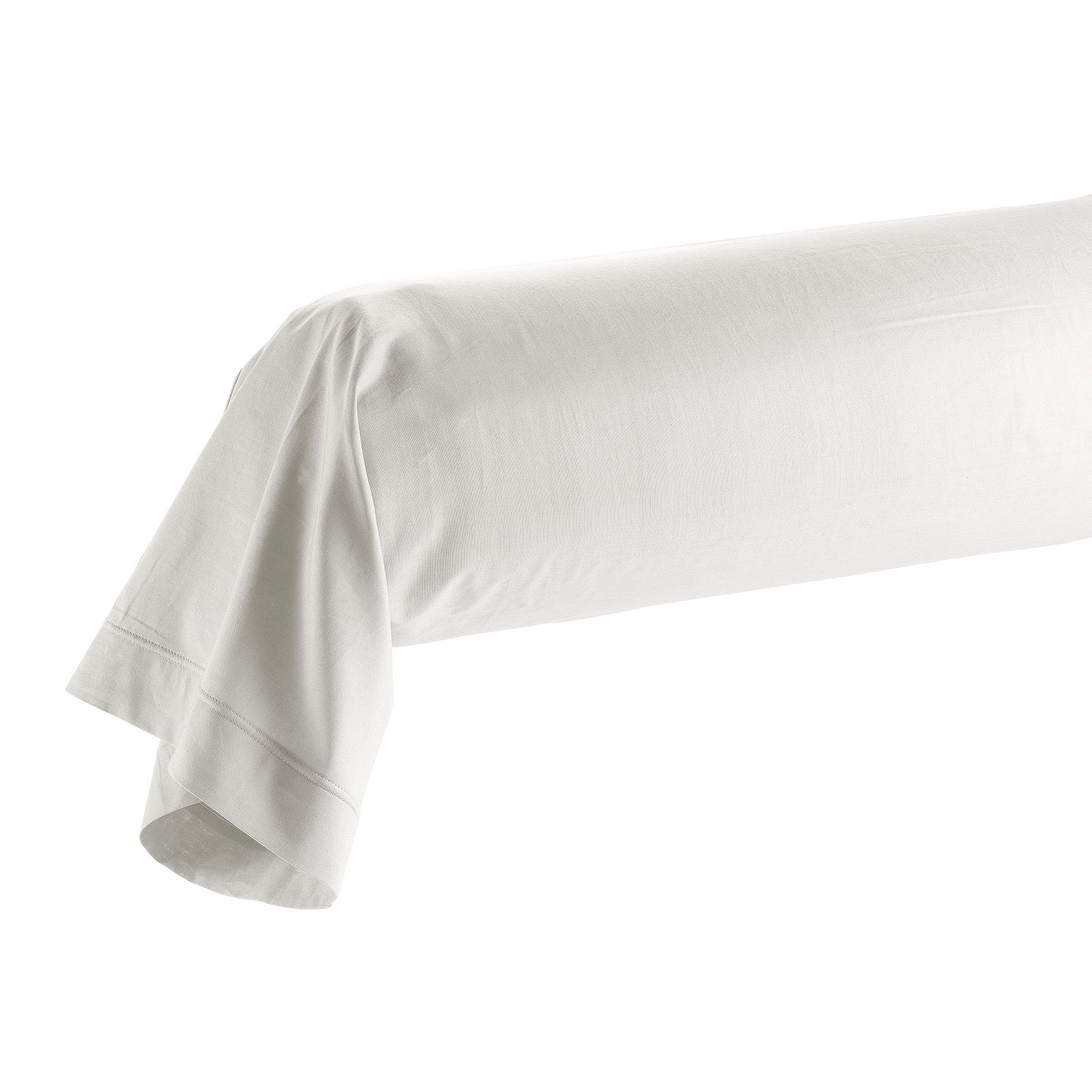 Taie de traversin coton bio (L185 cm) Biolina Blanche 4