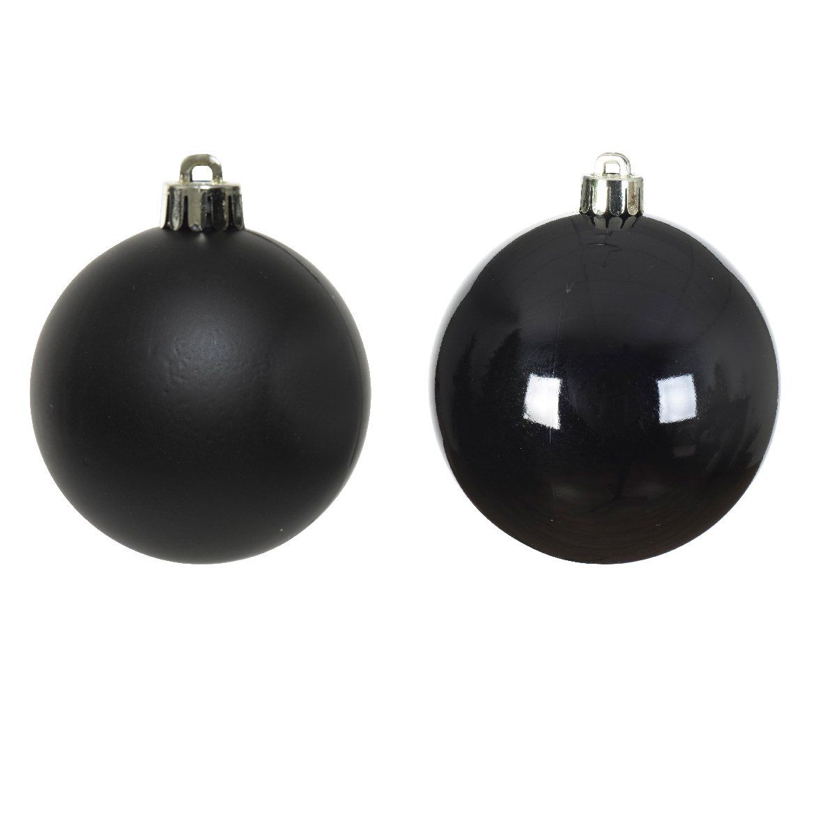 Lot de 16 boules de Noël (D40 mm) Alpine Noir