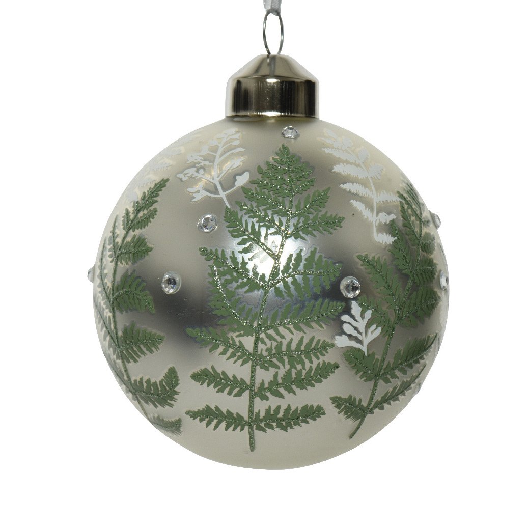 Lot de 3 boules de Noël en verre (D80 mm) Lips Argent  2