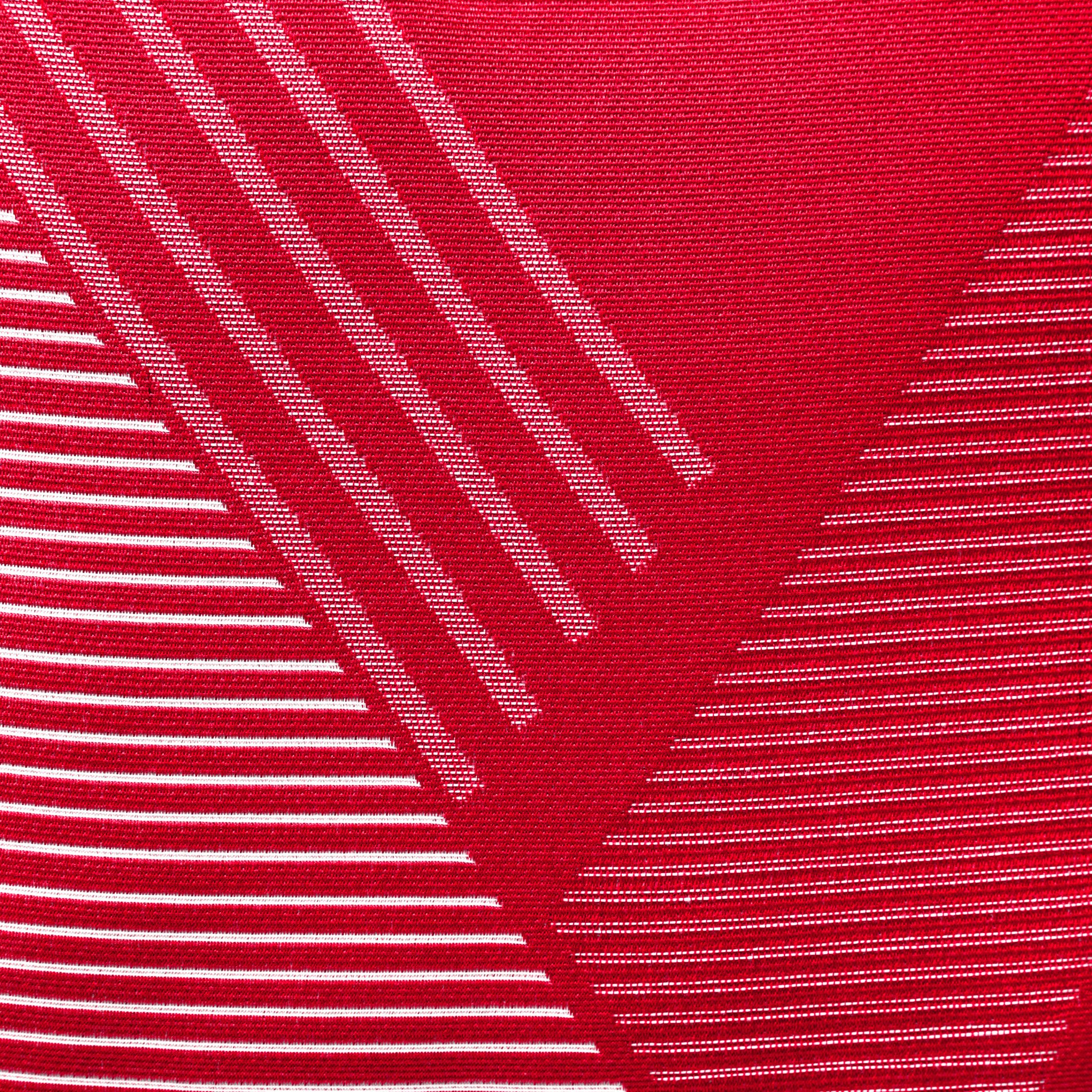 Coussin (40 cm) Jacquard Rouge grenade 3
