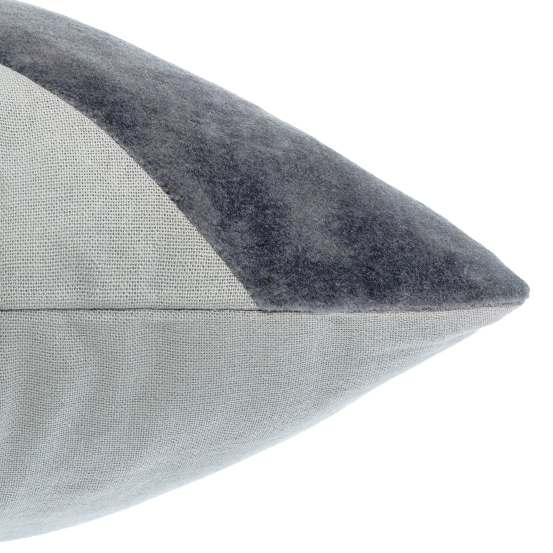 Coussin carré (40 cm) Patch Gris 4