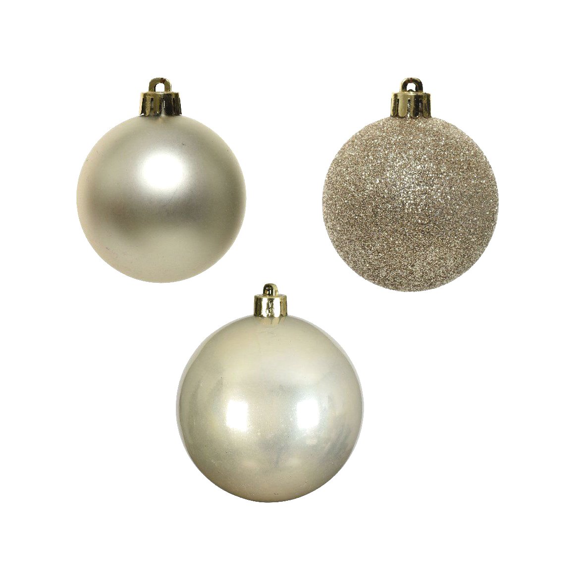 Lot de 30 boules de Noël assorties New Alpine Perle 3