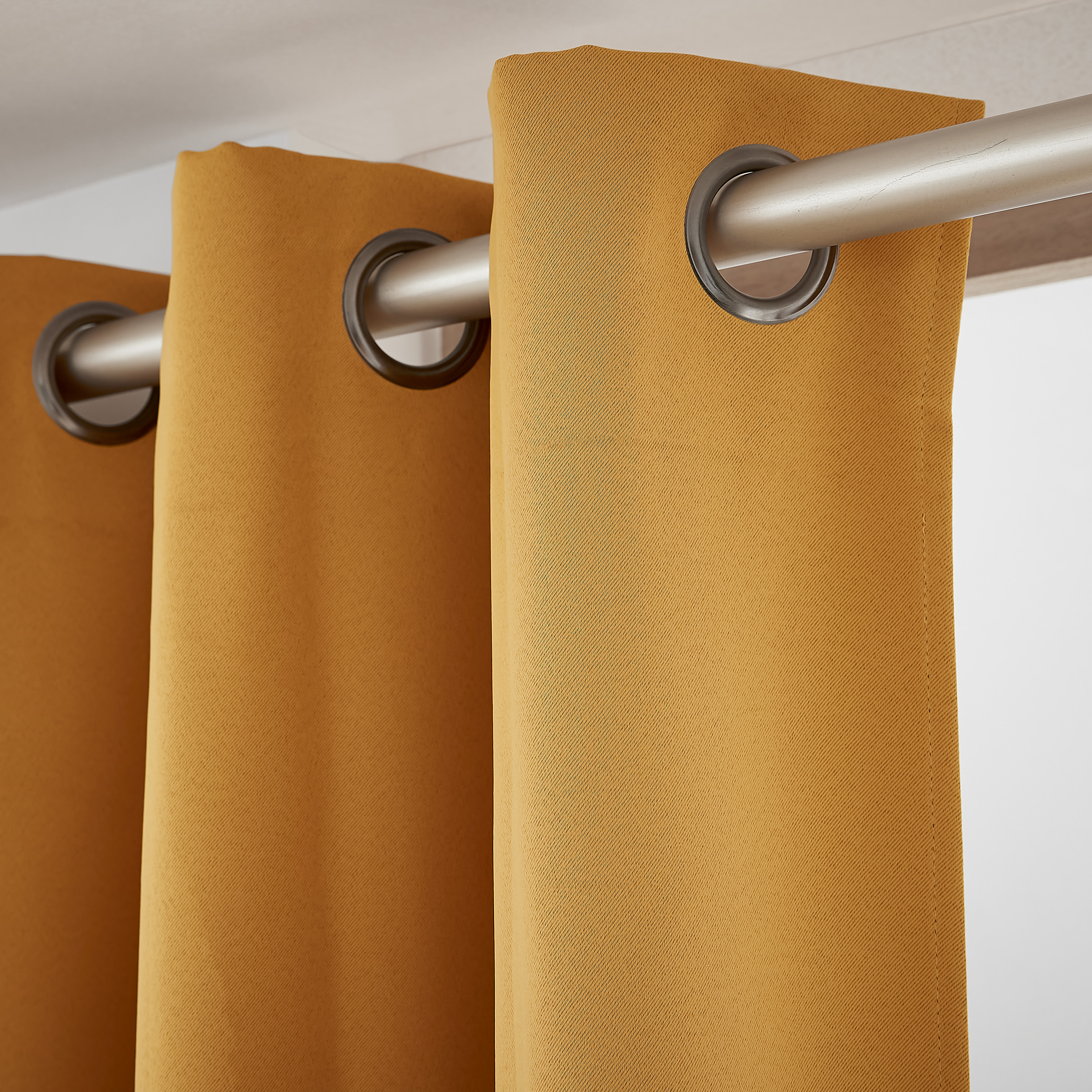 Rideau obscurcissant  (280 x 260 cm) Dark Jaune moutarde