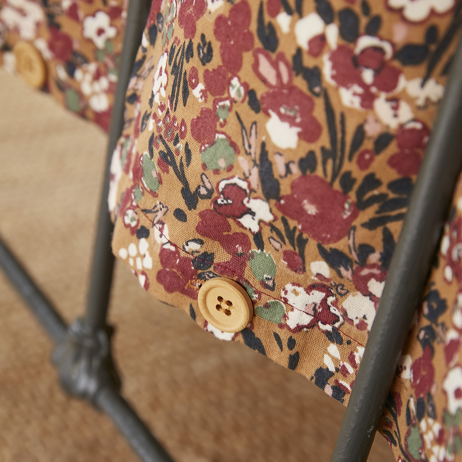 Housse de couette gaze de coton (140 cm) Constance Camel