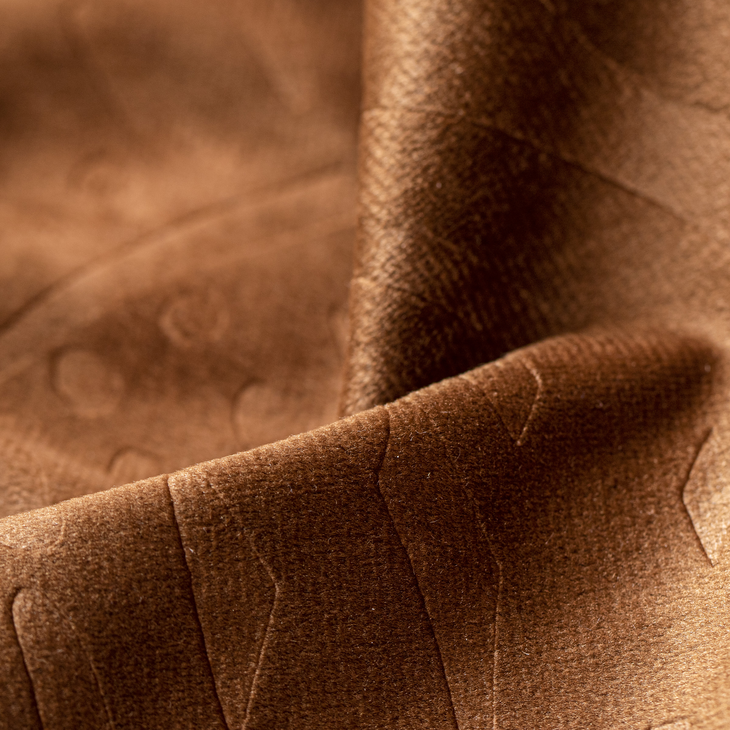 Rideau occultant velours (180 x 260 cm) Fern Camel