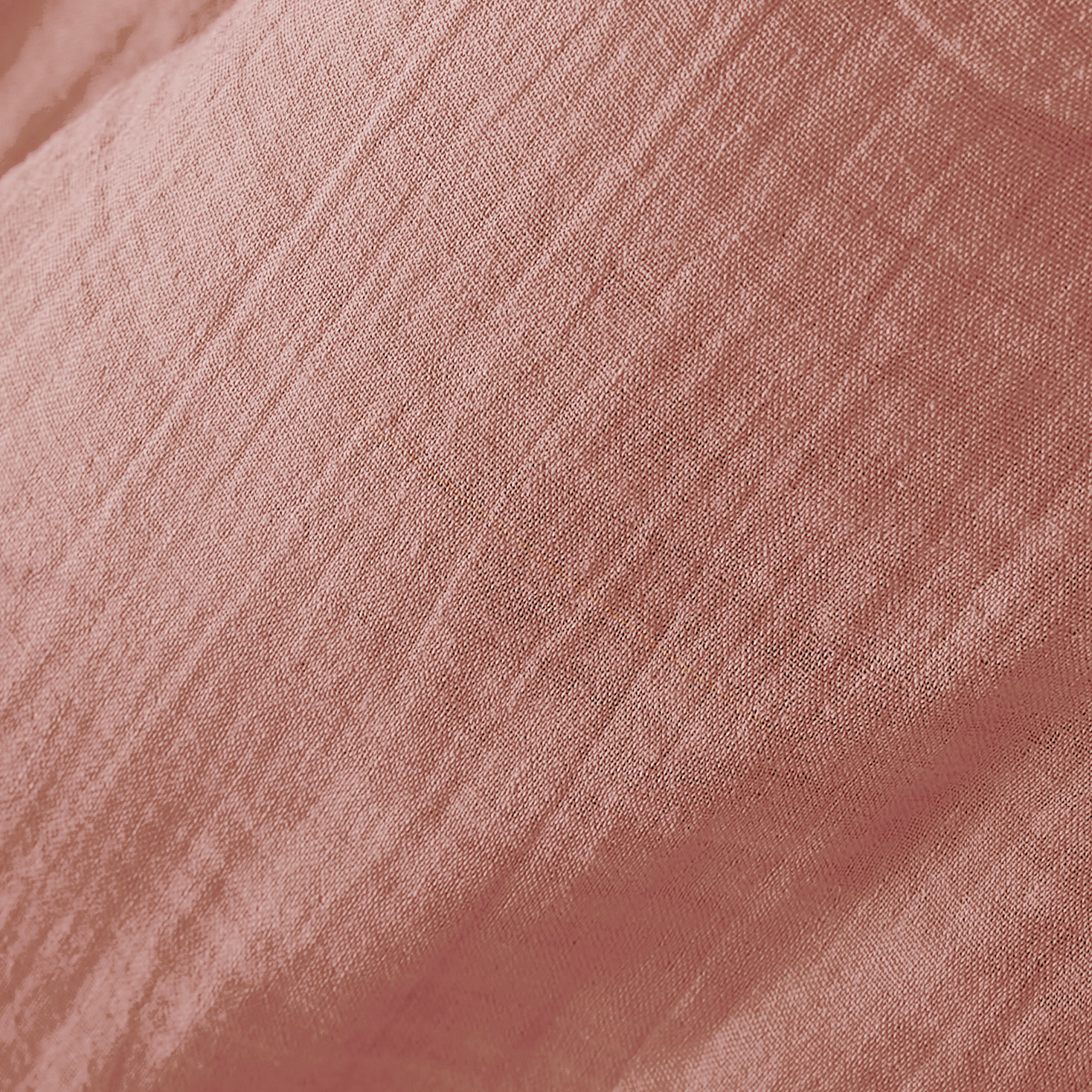 Drap housse gaze de coton (180 cm) Gaïa Rose pêche 2