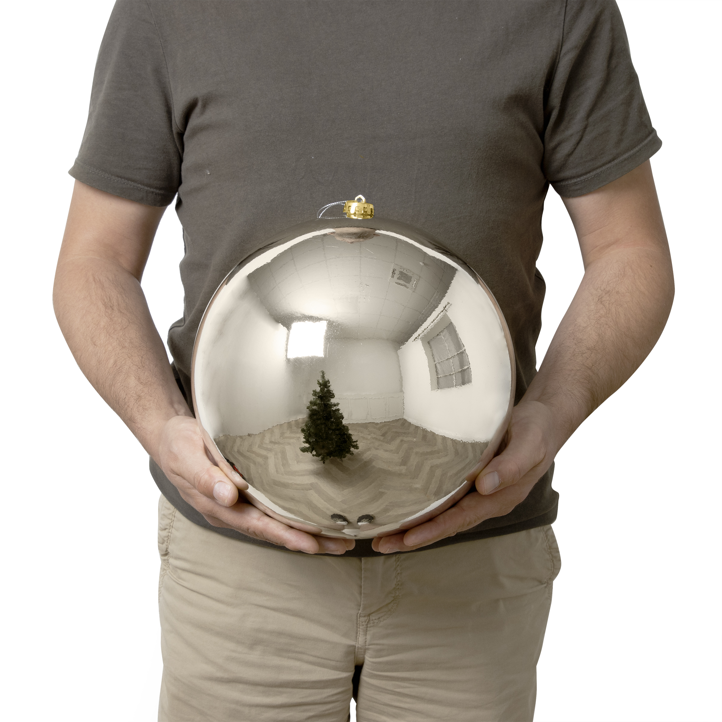 Boule de Noël (D250 mm) New Alpine Perle 1