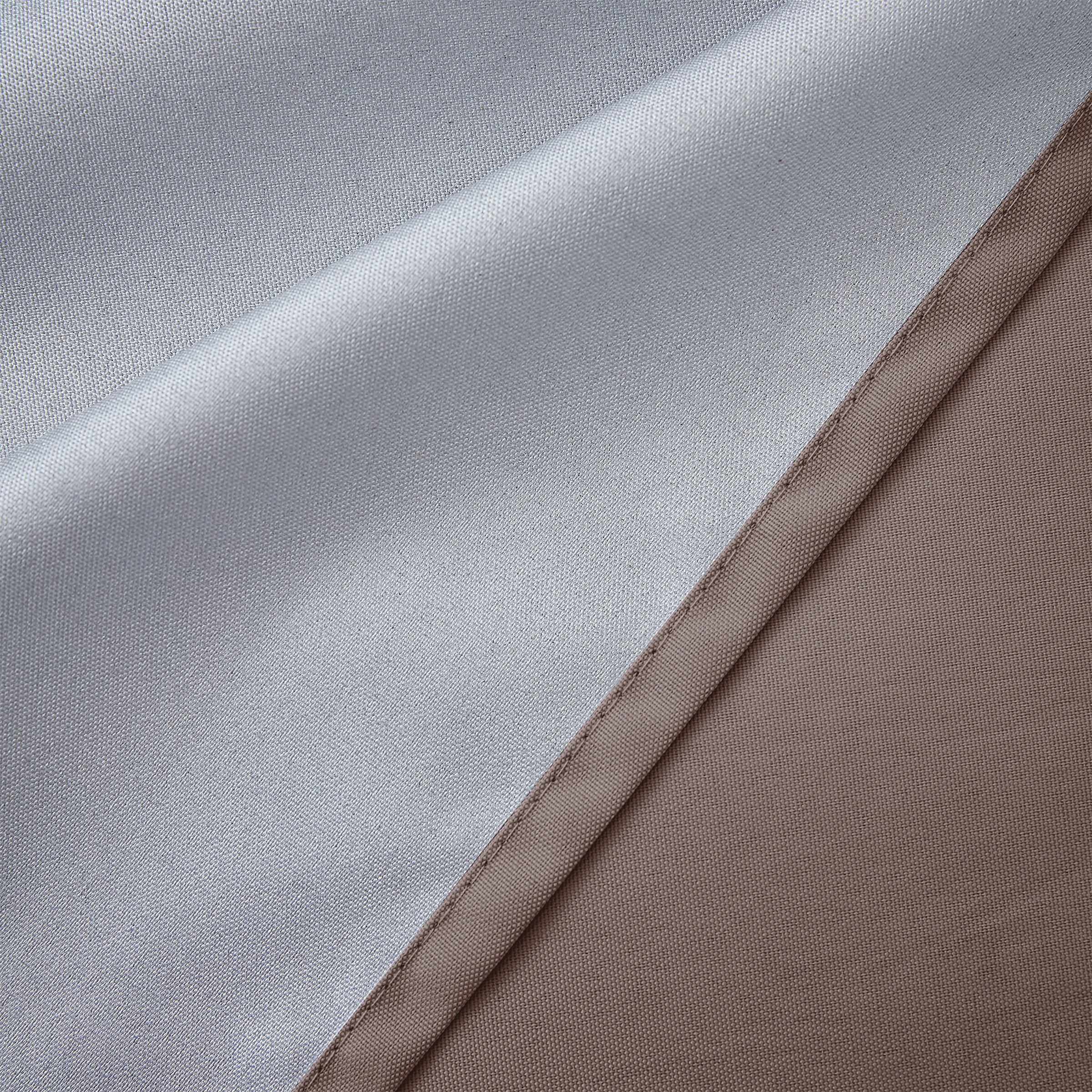 EM RIDEAU A OEILLETS 180 x 260 CM POLYESTER UNI THERMIQUE SUMMIT TAUPE