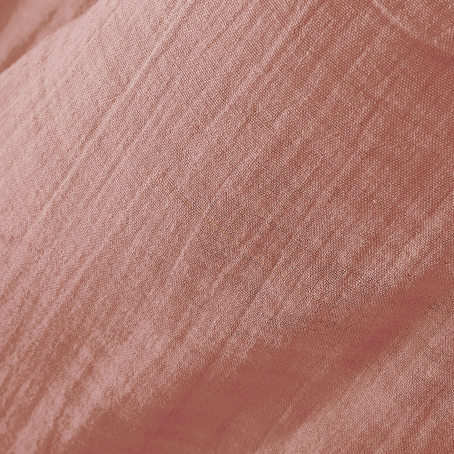Tablier avec poches gaze de coton Gaïa Rose pêche 2