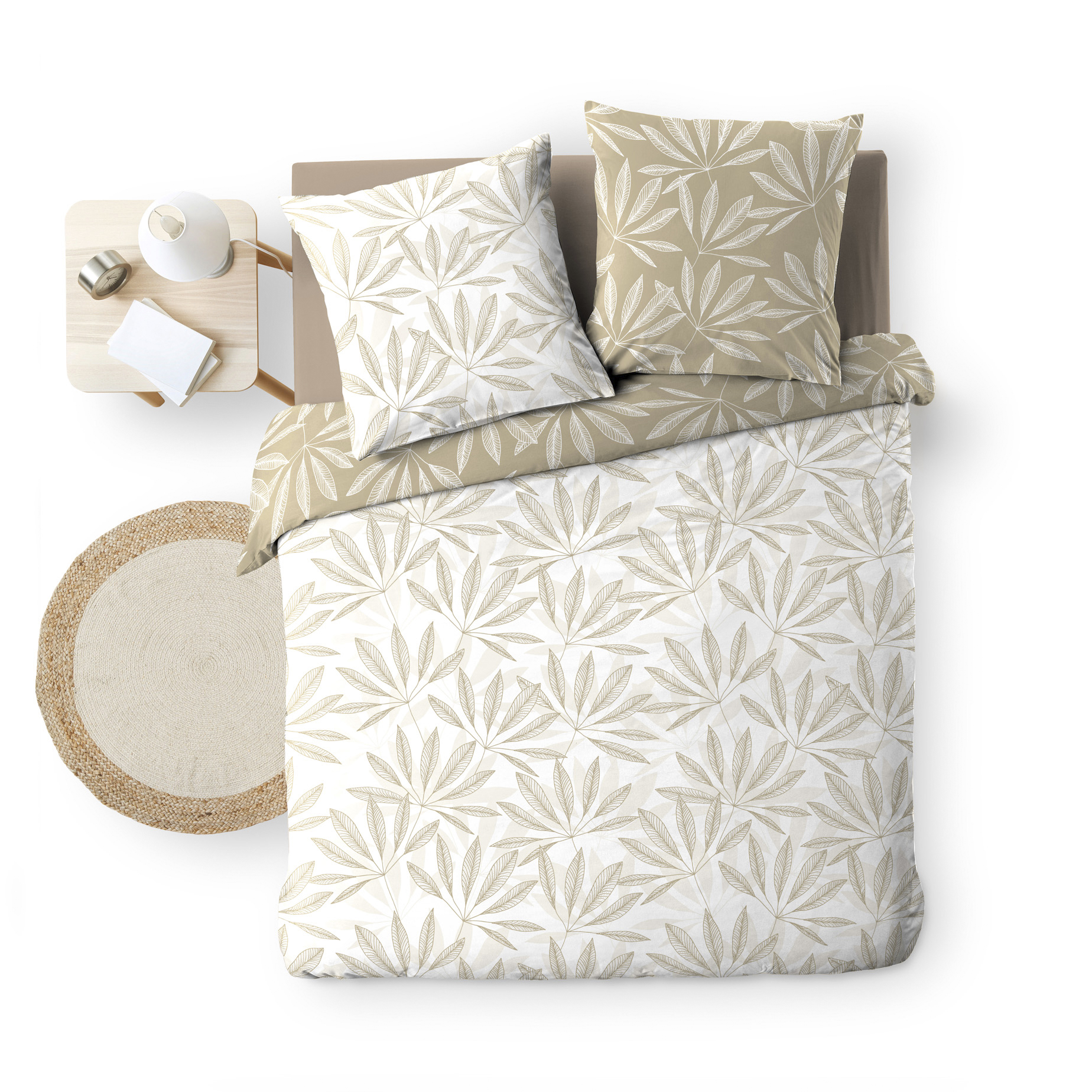 PARURE 3 P. 260 x 240 CM IMPRIME 57 FILS ALLOVER MALIA