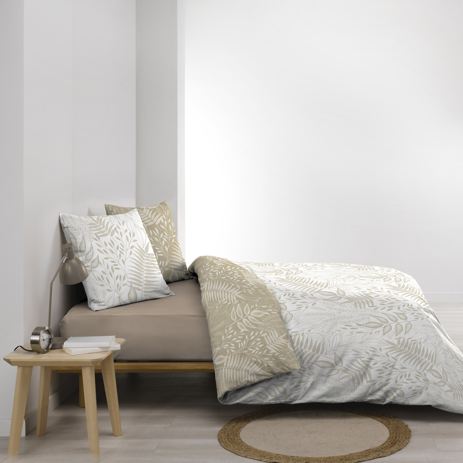 PARURE 3 P. 260 x 240 CM IMPRIME 57 FILS ALLOVER CASSIA