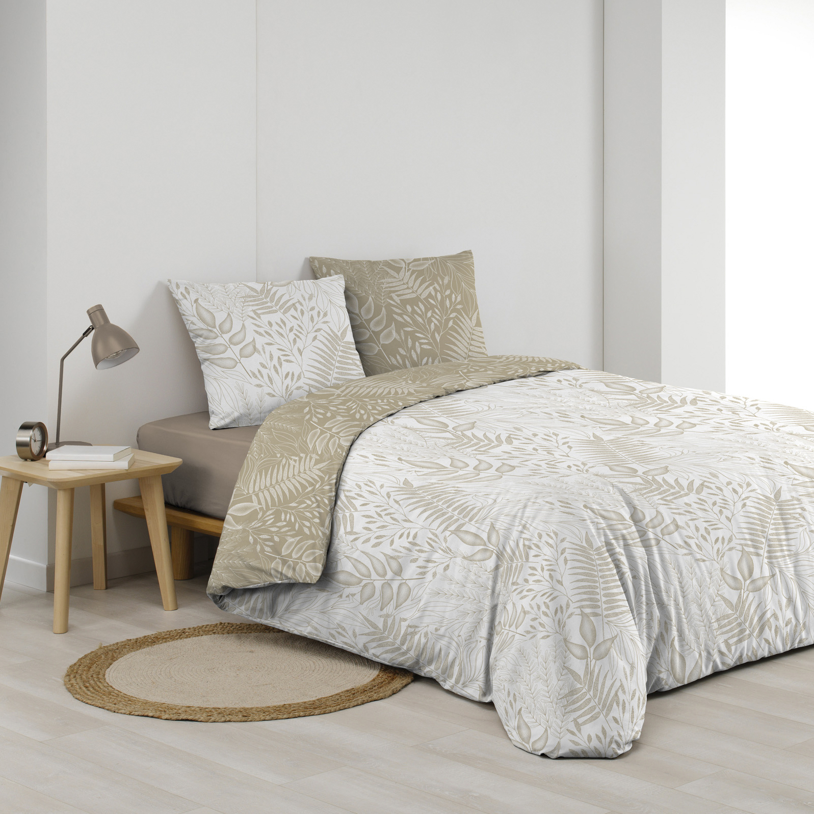 PARURE 3 P. 260 x 240 CM IMPRIME 57 FILS ALLOVER CASSIA