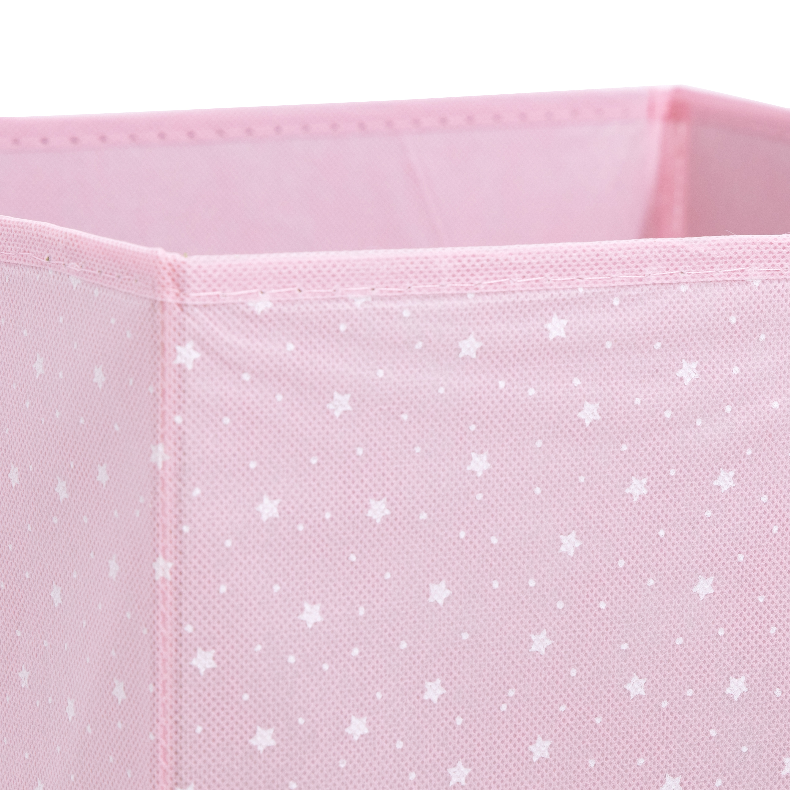 Panier de rangement Etoiles Rose