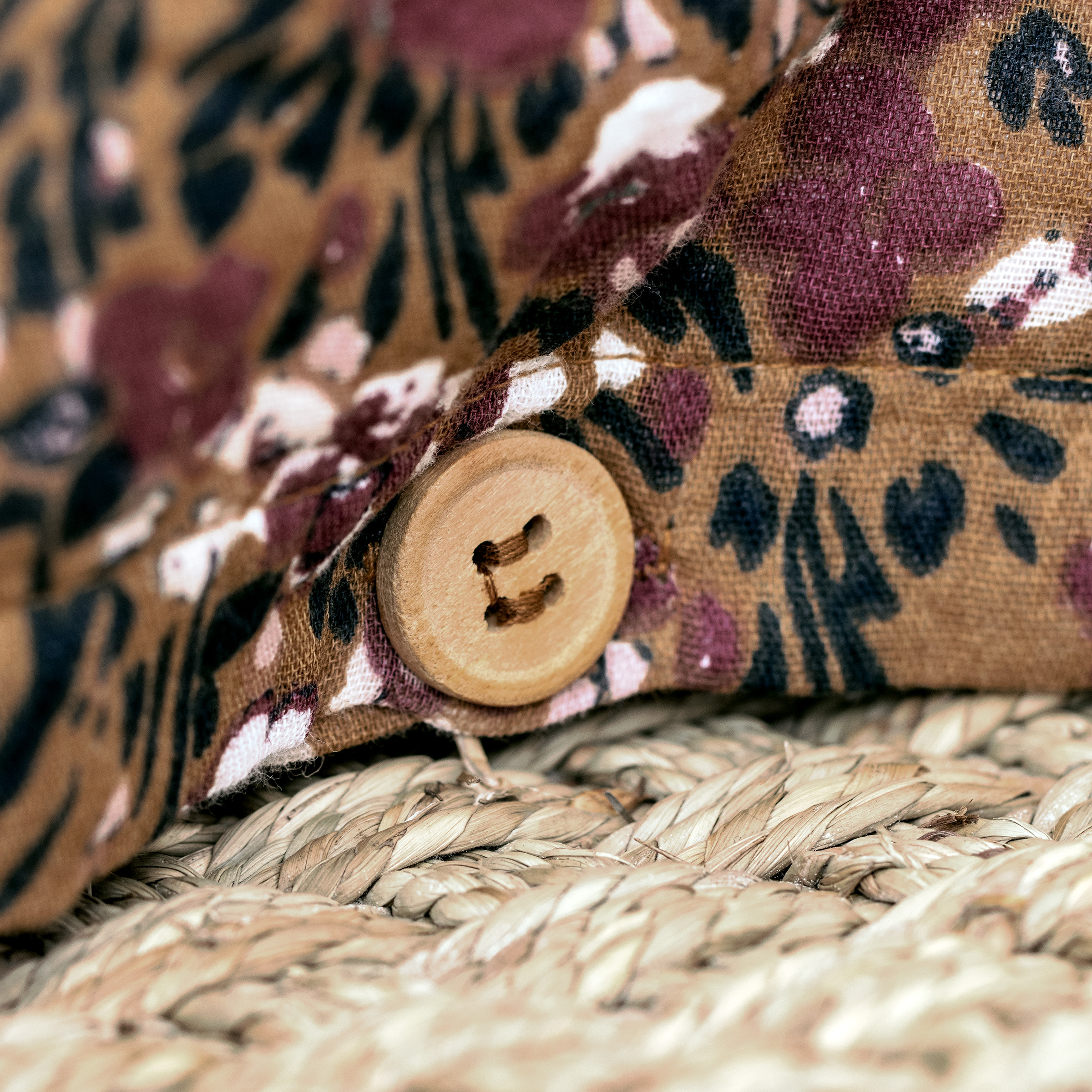 Housse de couette gaze de coton (200 cm) Constance Camel