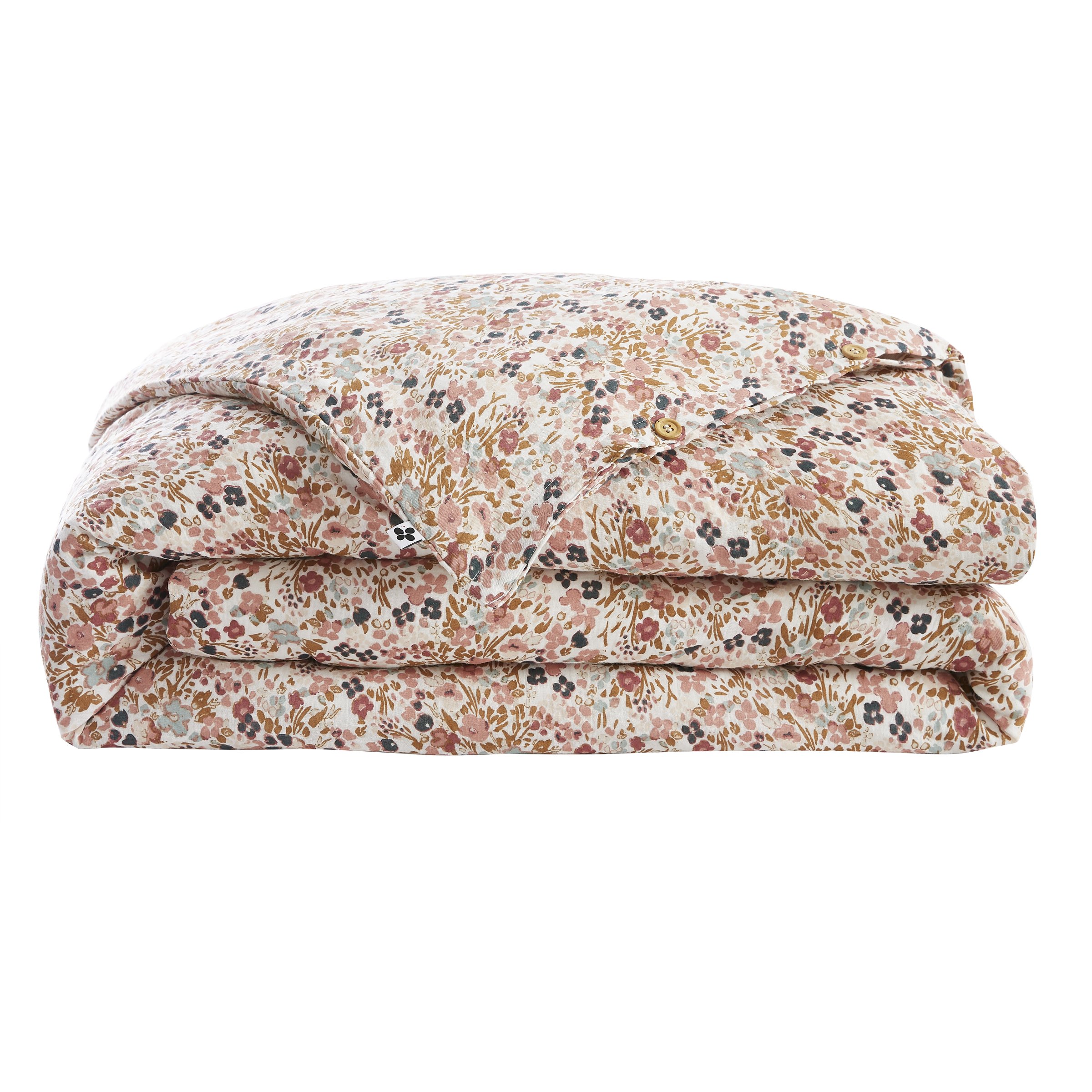 Housse de couette gaze de coton (200 cm) Capucine Multicolore 2