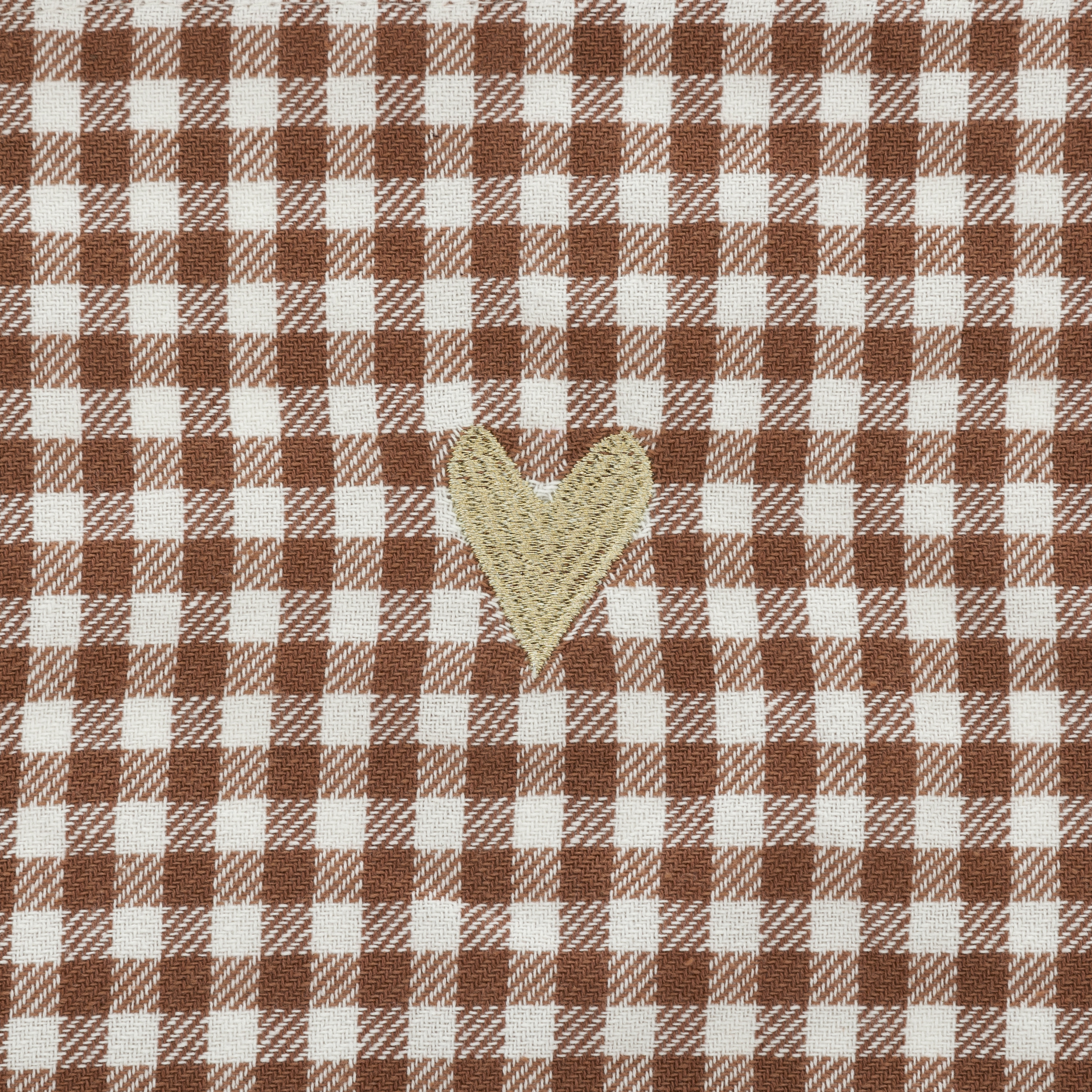 TABLIER 1P VICHY FLO 60X80 L, 60 x P, 0,2 x H, 80 cm Marron Tonka